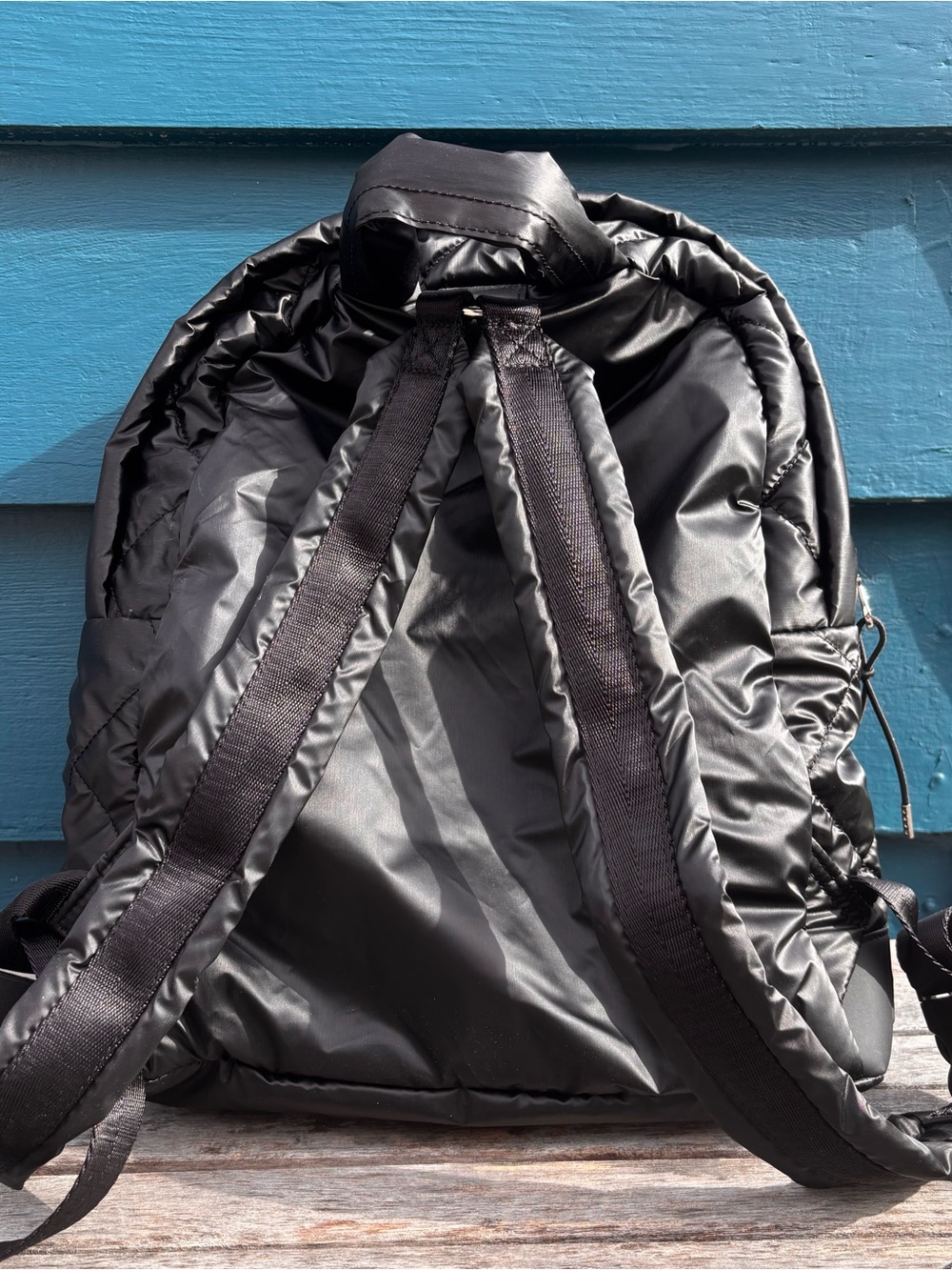 Quilted Puffer Backpack - Picture 2 of 3